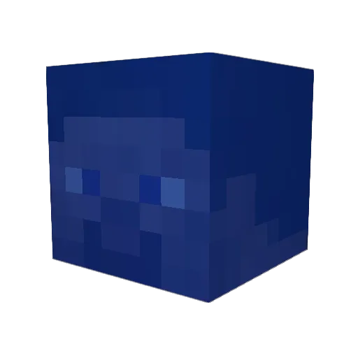 325k Minecraft avatar head, 3D render