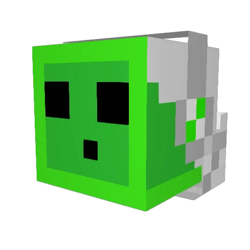 32obi Minecraft avatar head, 3D render