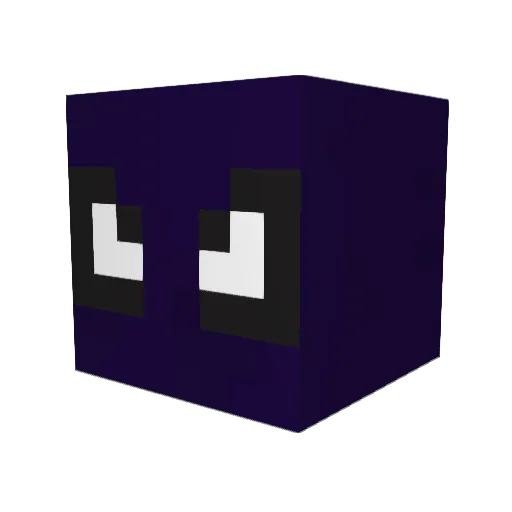 333XD Minecraft avatar head, 3D render