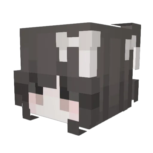 337L Minecraft avatar head, 3D render