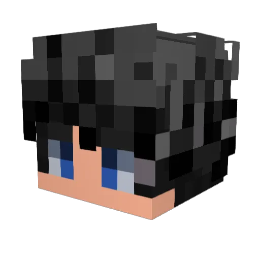 33Xanzinho Minecraft avatar head, 3D render