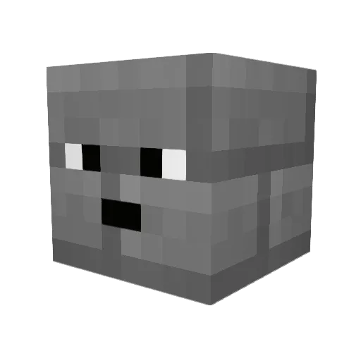 33blocks Minecraft avatar head, 3D render