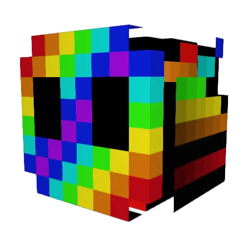 33ker Minecraft avatar head, 3D render