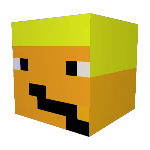 33stoutthoj Minecraft avatar head, 3D render
