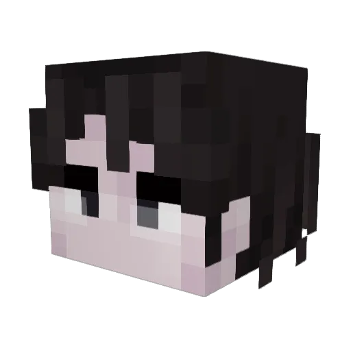 33tears Minecraft avatar head, 3D render