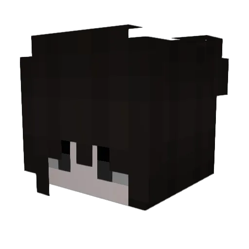 33th Minecraft avatar head, 3D render
