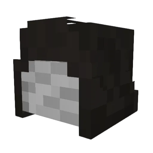 3421HP Minecraft avatar head, 3D render