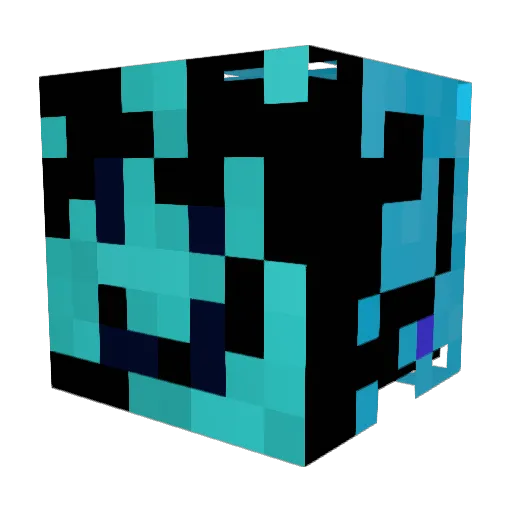 3432penta Minecraft avatar head, 3D render