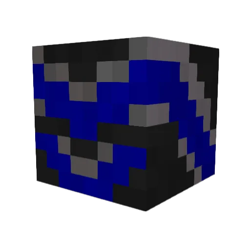 3470 Minecraft avatar head, 3D render