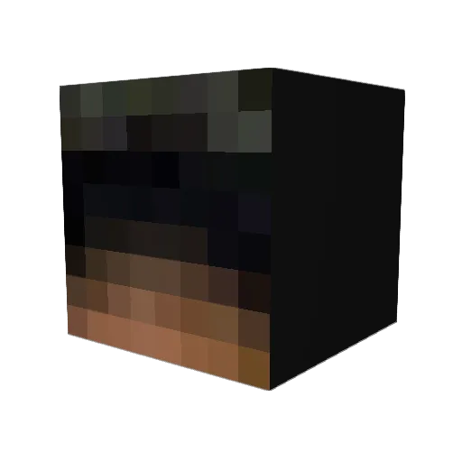 35456dude Minecraft avatar head, 3D render