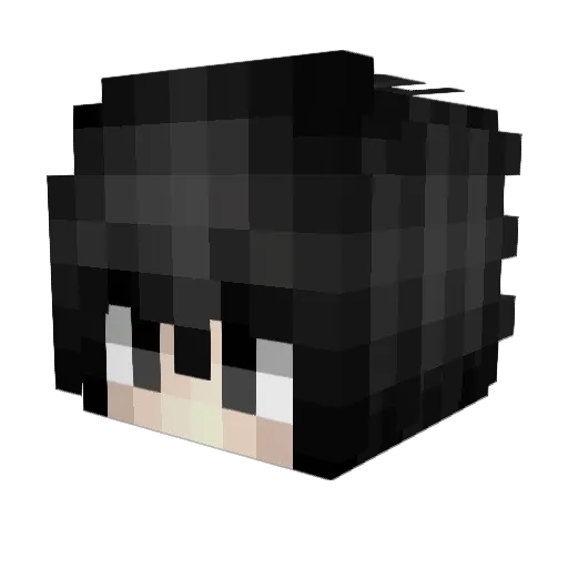 3572 Minecraft avatar head, 3D render