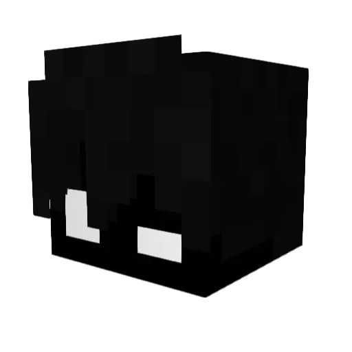 35BZ Minecraft avatar head, 3D render