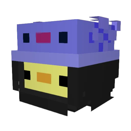 35Oven Minecraft avatar head, 3D render