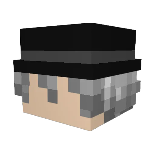 360Gaming Minecraft avatar head, 3D render