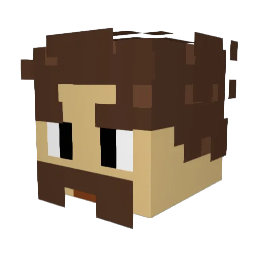 360NoScopeSWAG Minecraft avatar head, 3D render