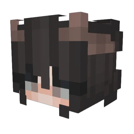 360_Gamerz Minecraft avatar head, 3D render