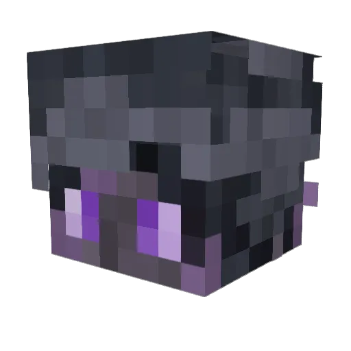 360menter Minecraft avatar head, 3D render
