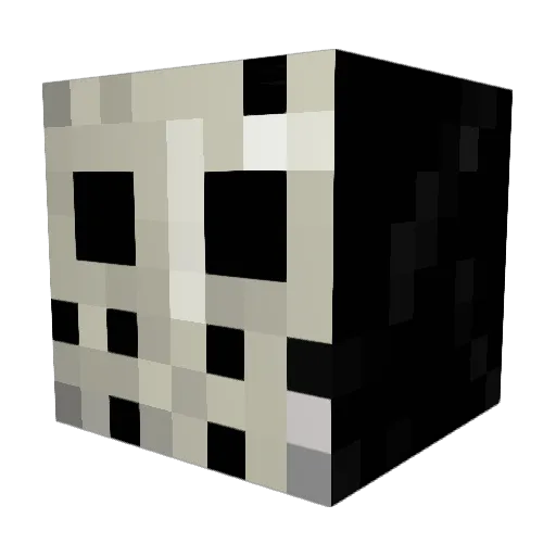 36187 Minecraft avatar head, 3D render