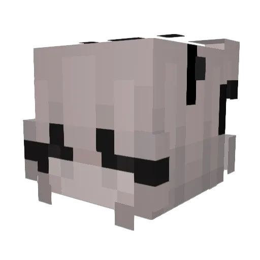361Meme Minecraft avatar head, 3D render