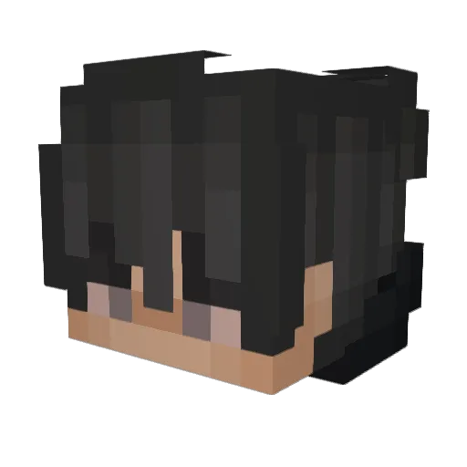 365423 Minecraft avatar head, 3D render