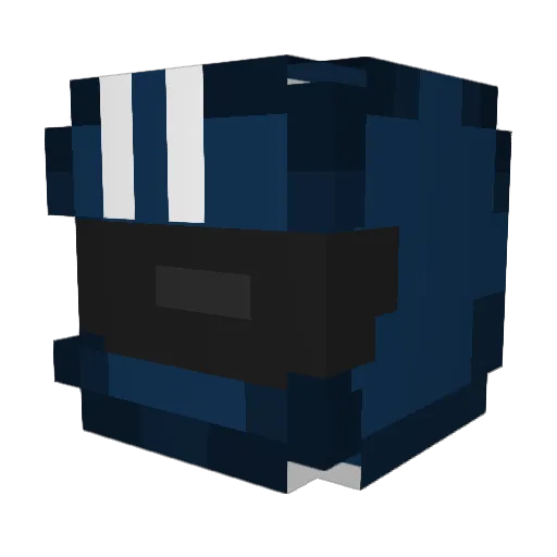 36657 Minecraft avatar head, 3D render