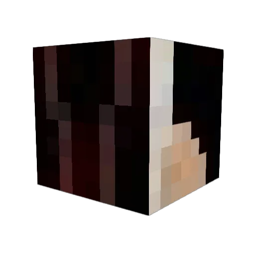 36Max Minecraft avatar head, 3D render
