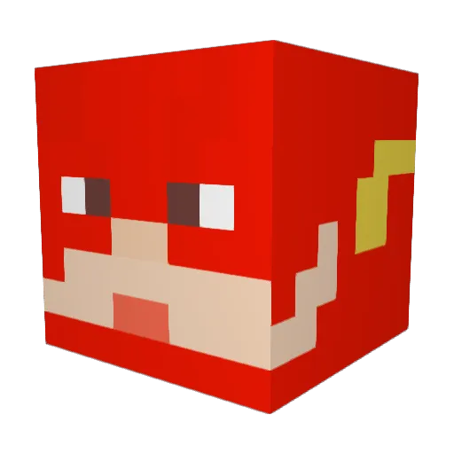 36xy Minecraft avatar head, 3D render