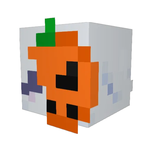 375e Minecraft avatar head, 3D render