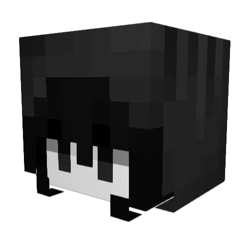 37OG Minecraft avatar head, 3D render
