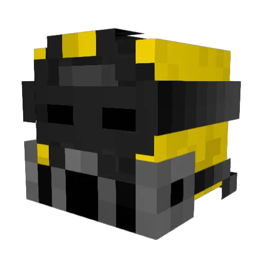 37cuz Minecraft avatar head, 3D render