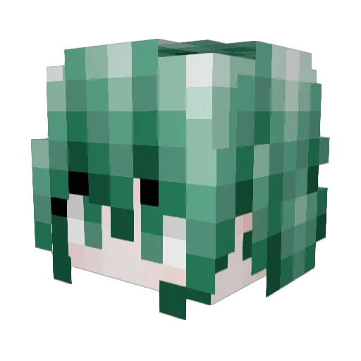 390520 Minecraft avatar head, 3D render