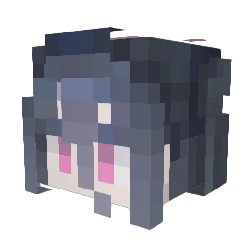 399999 Minecraft avatar head, 3D render
