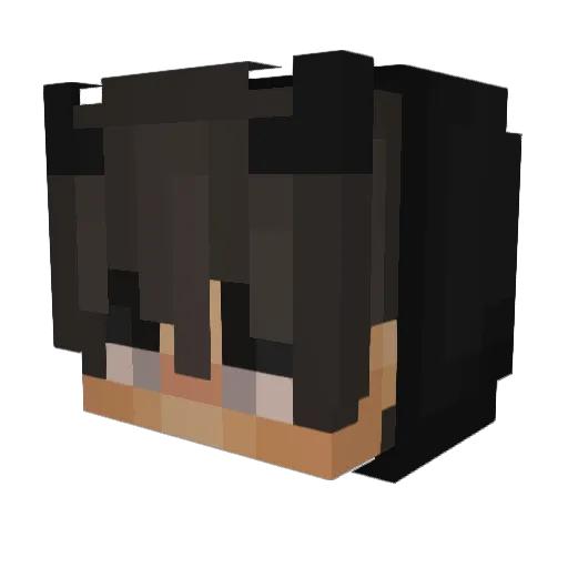 399Bobux Minecraft avatar head, 3D render