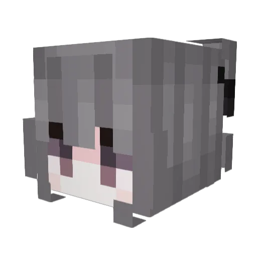 3A8 Minecraft avatar head, 3D render