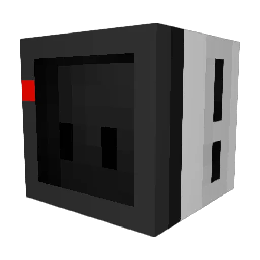 3AXAPUHKA Minecraft avatar head, 3D render