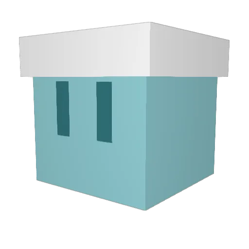 3Backpfeifen Minecraft avatar head, 3D render