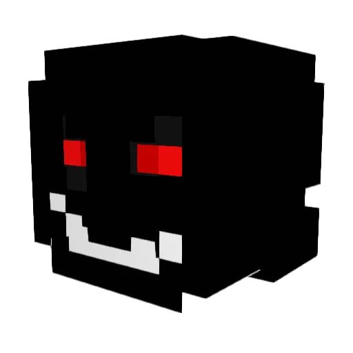 3BoooD_77 Minecraft avatar head, 3D render