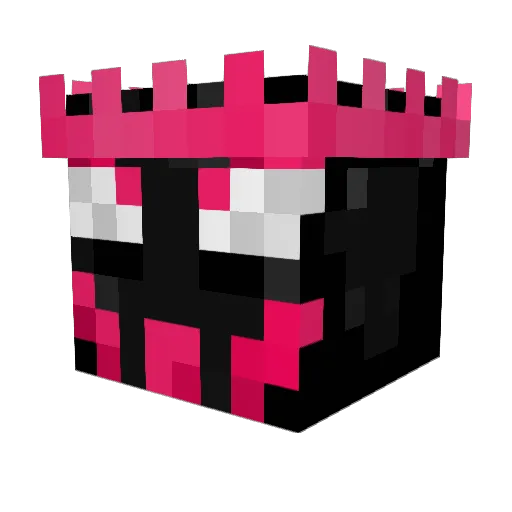 3Bravo Minecraft avatar head, 3D render