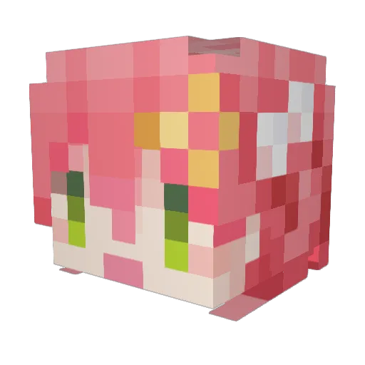 3Comet1012 Minecraft avatar head, 3D render