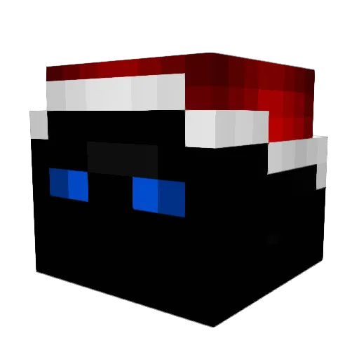 3GOD5YOU Minecraft avatar head, 3D render
