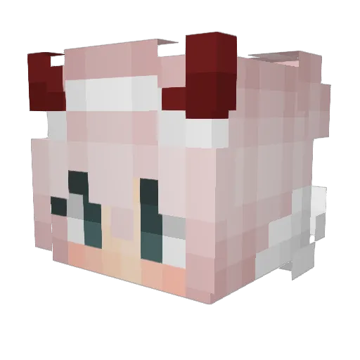 3JlouIvan Minecraft avatar head, 3D render