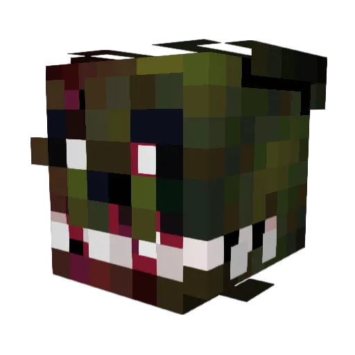 3KUALITY Minecraft avatar head, 3D render