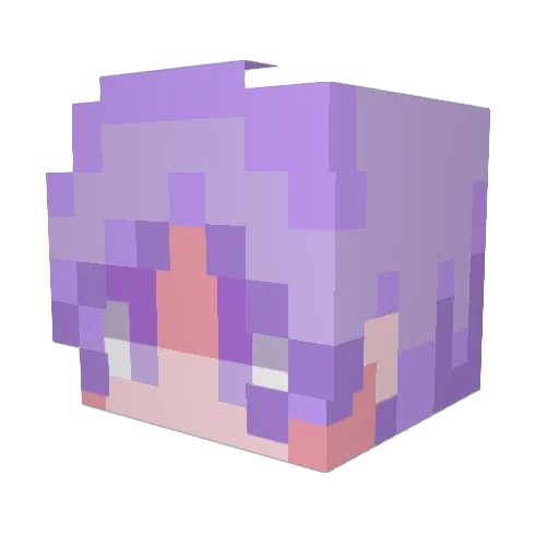 3Kohari721 Minecraft avatar head, 3D render