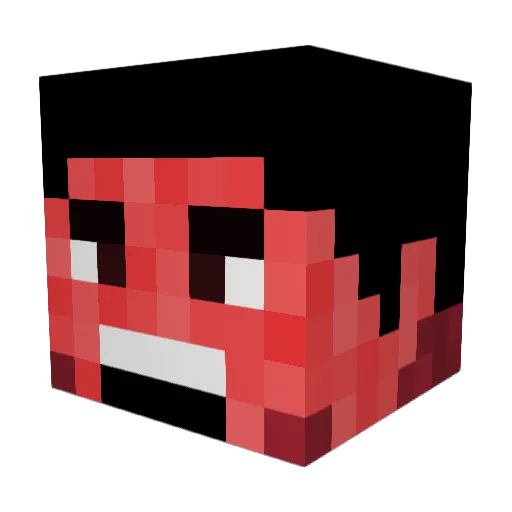 3LCapitan Minecraft avatar head, 3D render