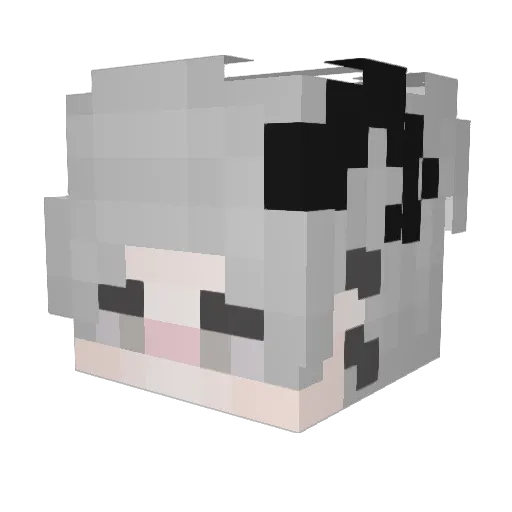 3LOF Minecraft avatar head, 3D render