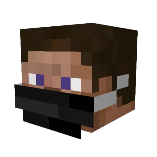 3LightjoshthgiL3 Minecraft avatar head, 3D render