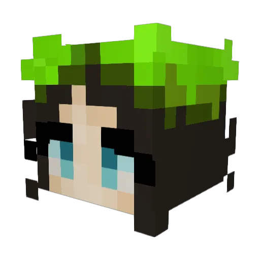 3MR_XD Minecraft avatar head, 3D render