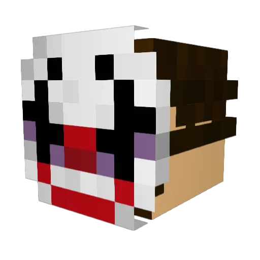 3MoOoRi Minecraft avatar head, 3D render