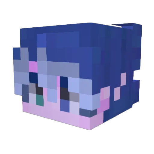 3MrArt3 Minecraft avatar head, 3D render