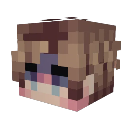 3NGL15H_J4H53H Minecraft avatar head, 3D render